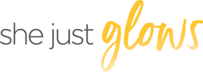 She Just Glows Logo